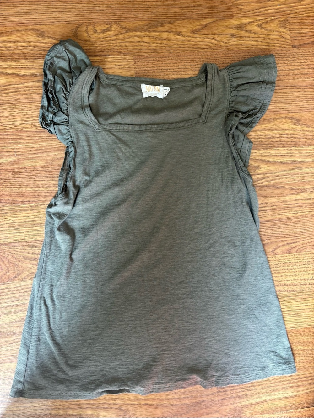 Nation Ruffle top